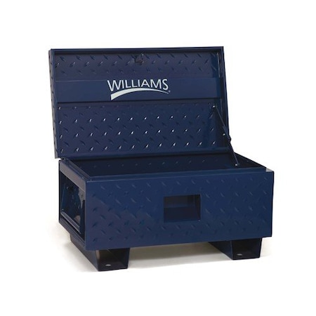 Williams Job Site Boxes - 32in. W X 19in. D X 17.5in. H, Replaces: 50950, Color: Blue 50950B